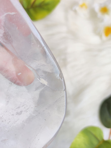 Clear Quartz Heart Bowl (A)