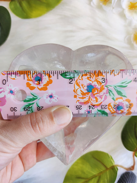 Clear Quartz Heart Bowl (C)