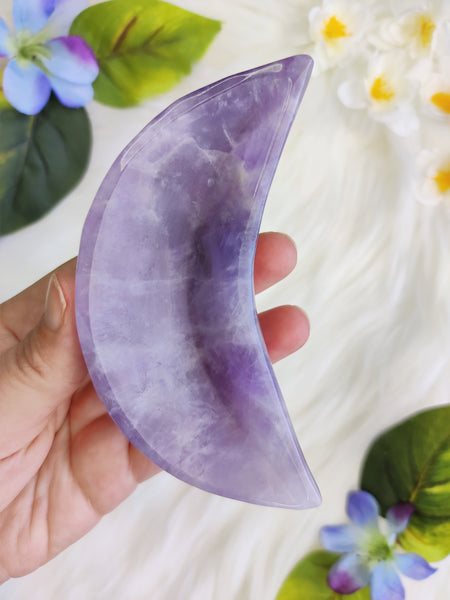 Small Amethyst Moon Bowl