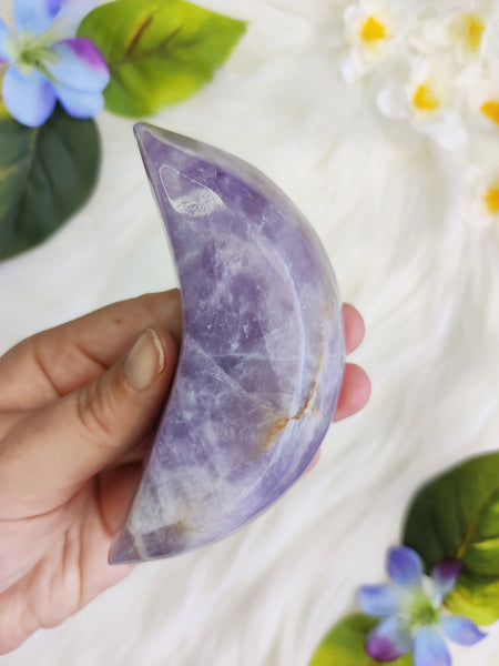 Small Amethyst Moon Bowl