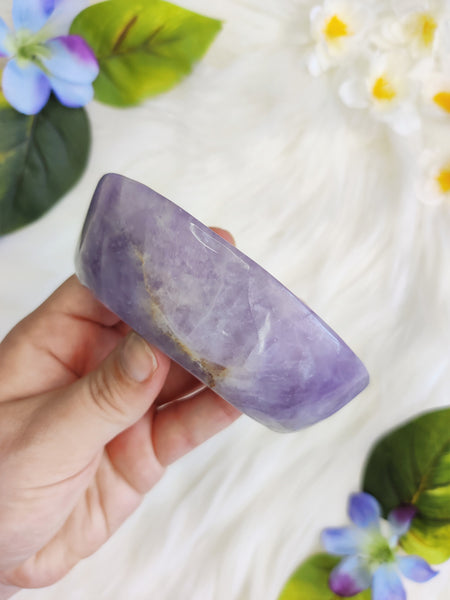 Small Amethyst Moon Bowl