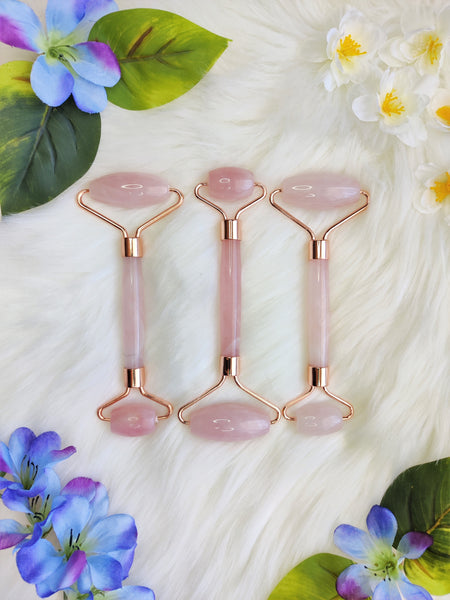 Rose Quartz Gua Sha Roller