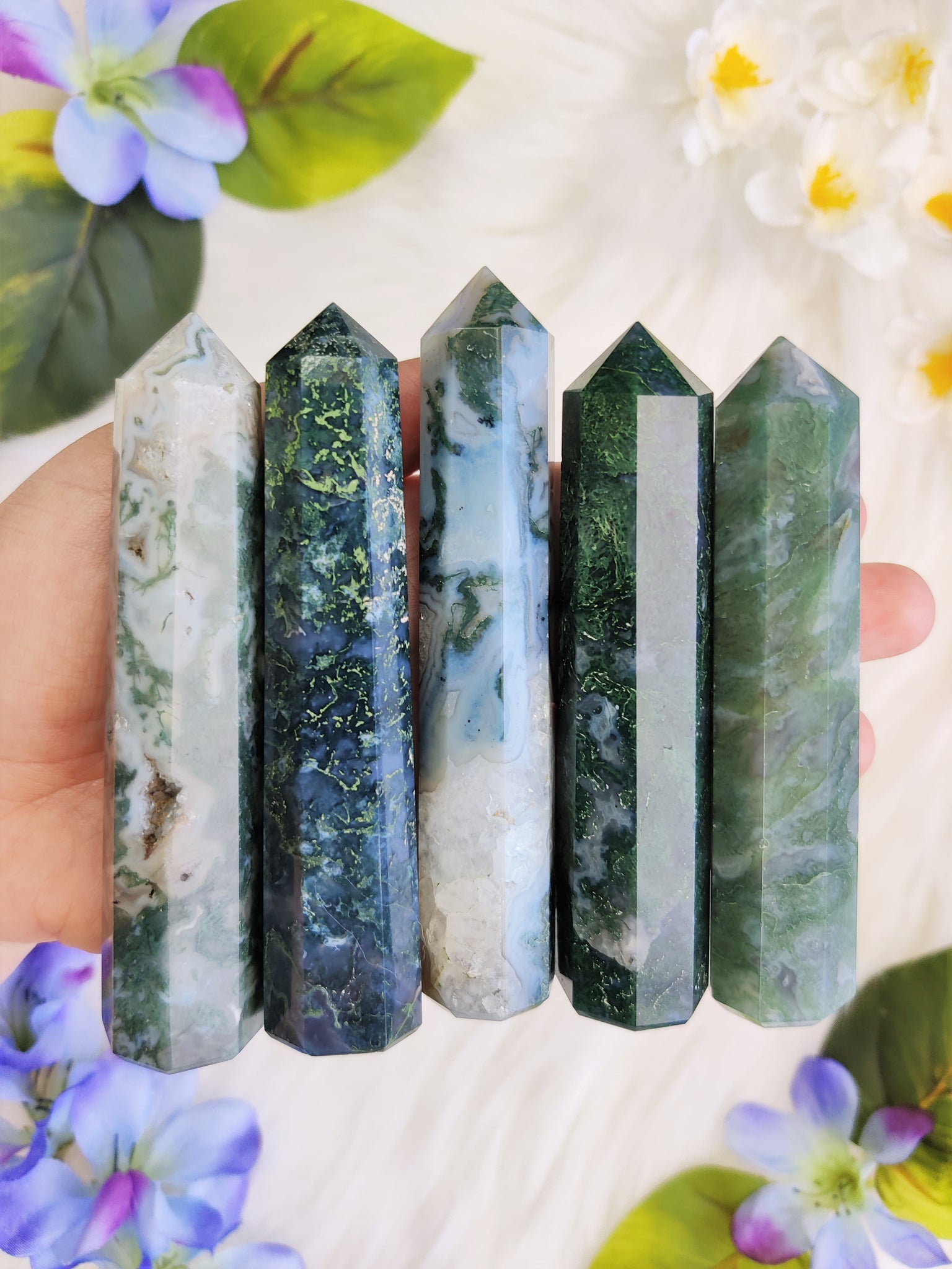 Moss Agate Towers