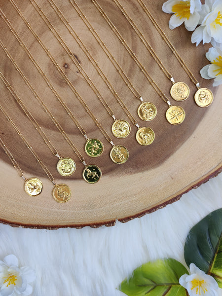 Zodiac Pendant Necklaces