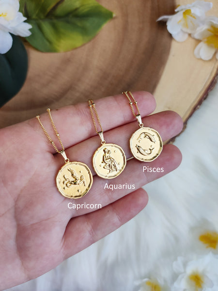 Zodiac Pendant Necklaces