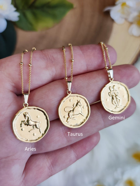 Zodiac Pendant Necklaces