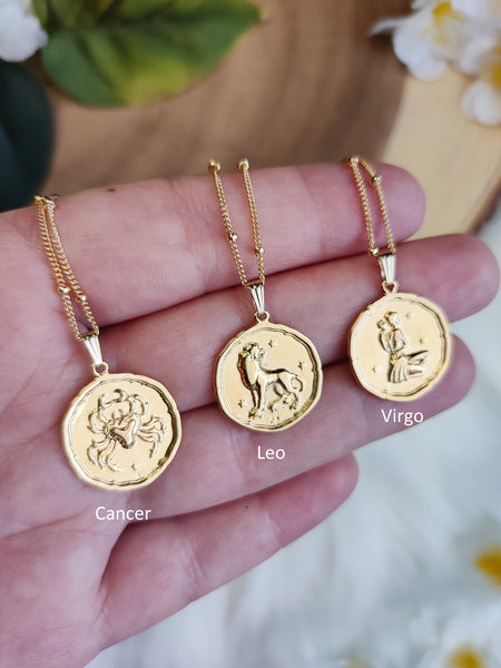 Zodiac Pendant Necklaces