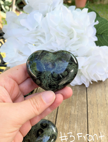 Kambaba (Crocodile) Jasper Hearts