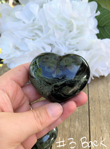 Kambaba (Crocodile) Jasper Hearts