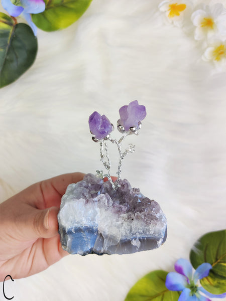 Amethyst Flower Cluster