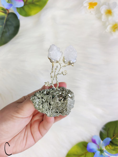 Pyrite Flower Cluster