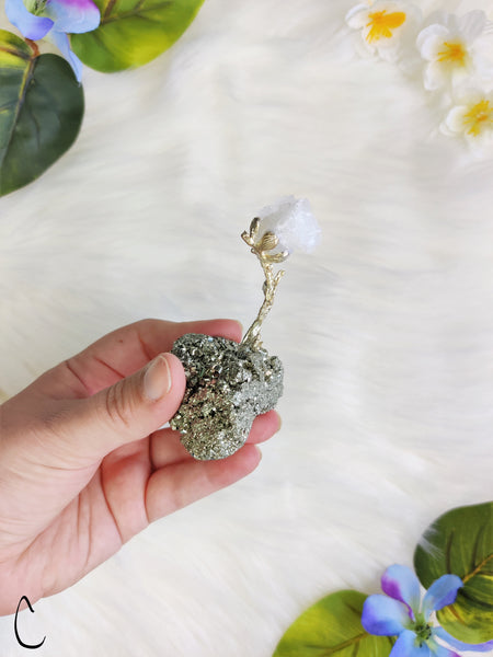 Pyrite Flower Cluster