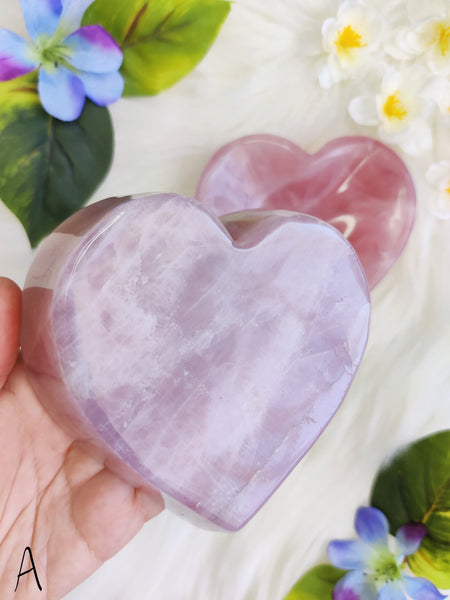 Large Rose Quartz Heart Bowl