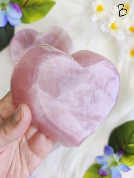 Medium Rose Quartz Heart Bowl