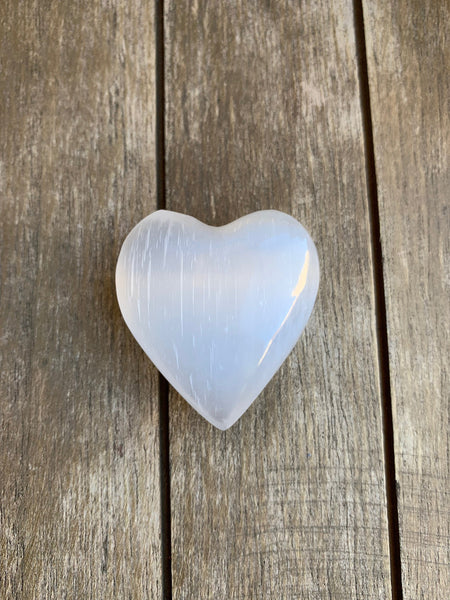 Selenite Hearts