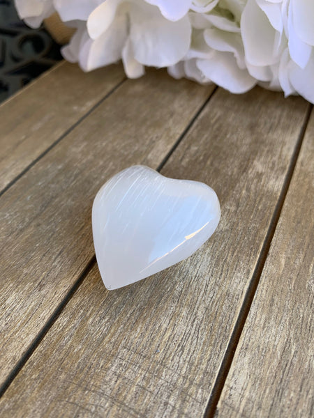 Selenite Hearts