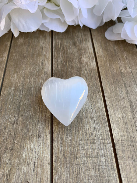 Selenite Hearts