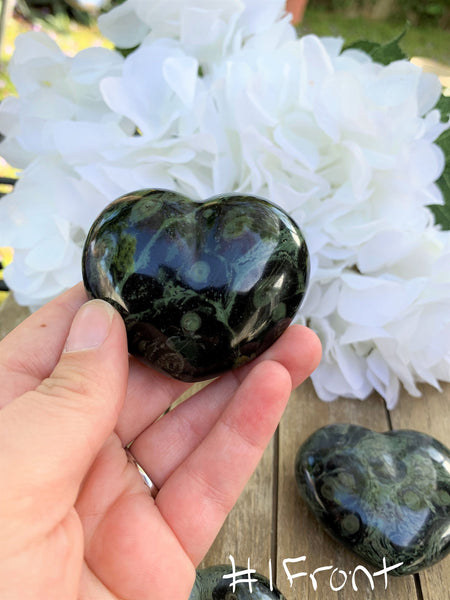 Kambaba (Crocodile) Jasper Hearts