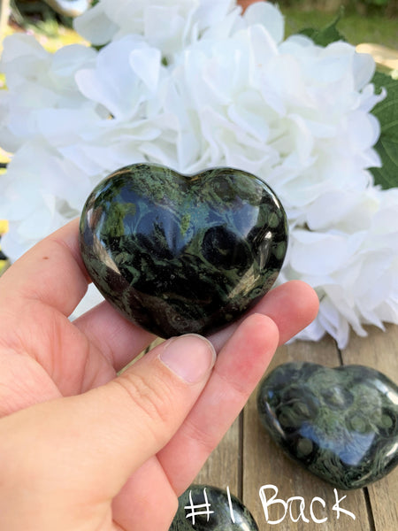 Kambaba (Crocodile) Jasper Hearts