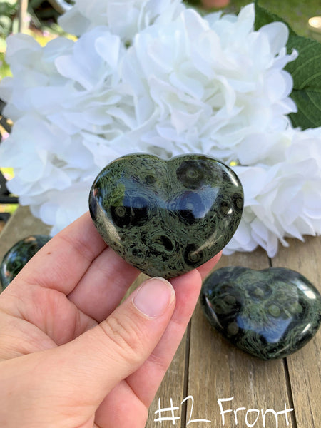 Kambaba (Crocodile) Jasper Hearts