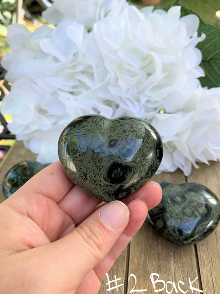 Kambaba (Crocodile) Jasper Hearts