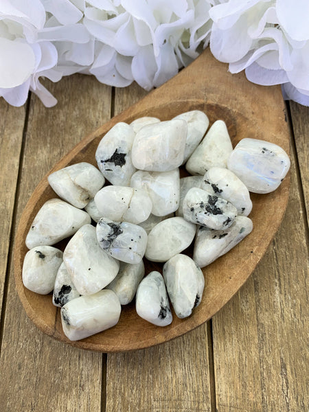 Rainbow Moonstone Tumbled Stones