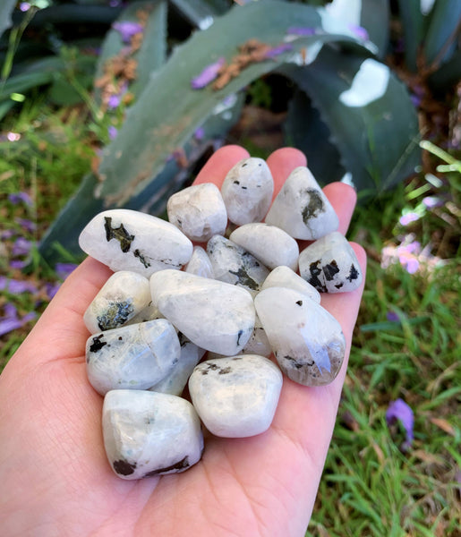 Rainbow Moonstone Tumbled Stones