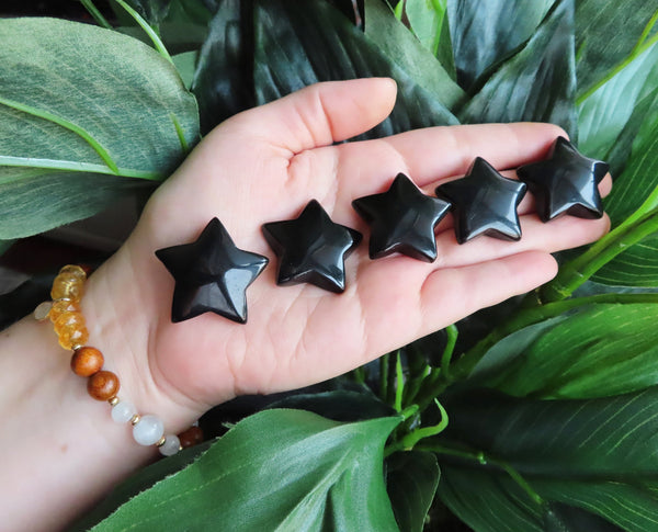 Black Obsidian Puffy Star