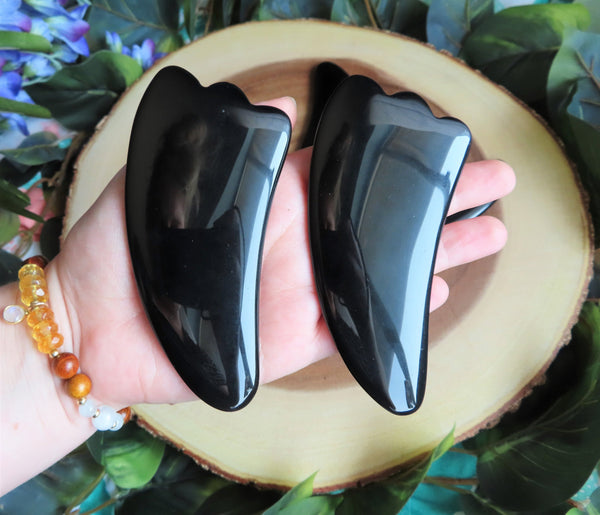 Black Obsidian Gua Sha Tool