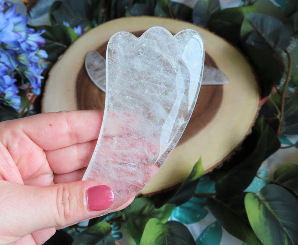 Clear Quartz Gua Sha Tool