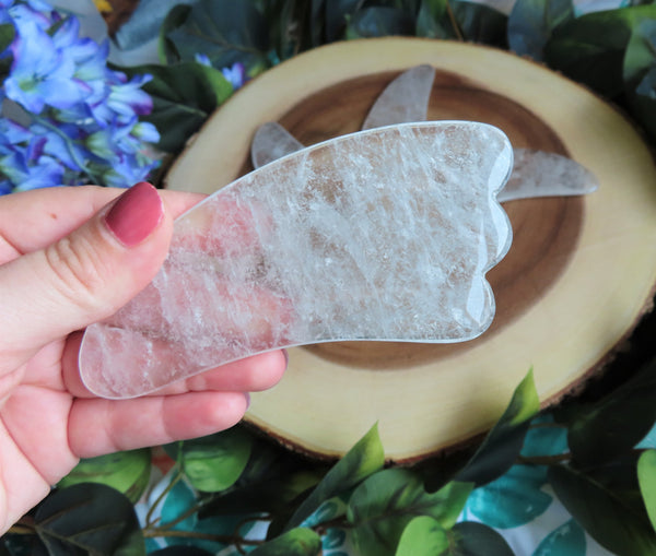 Clear Quartz Gua Sha Tool