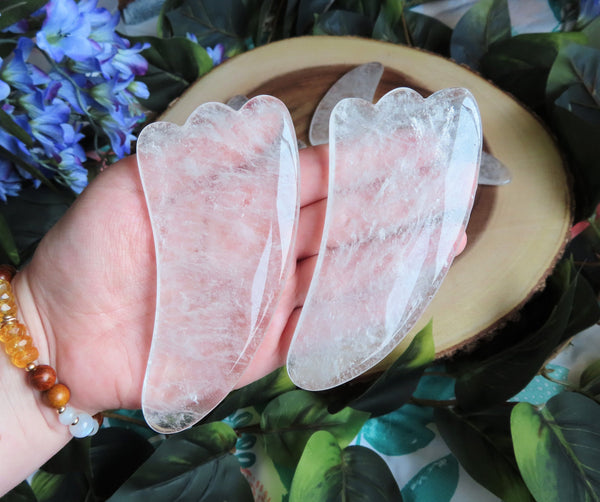 Clear Quartz Gua Sha Tool