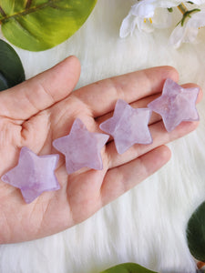 Light Amethyst Puffy Star