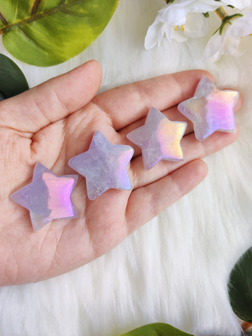 Aura Light Amethyst Puffy Star