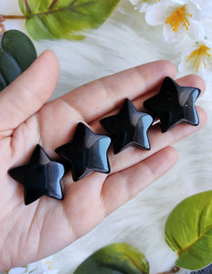 Black Obsidian Puffy Star