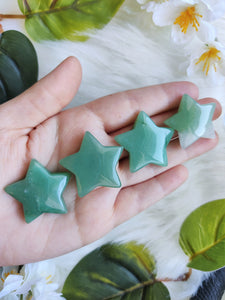 Green Aventurine Puffy Star