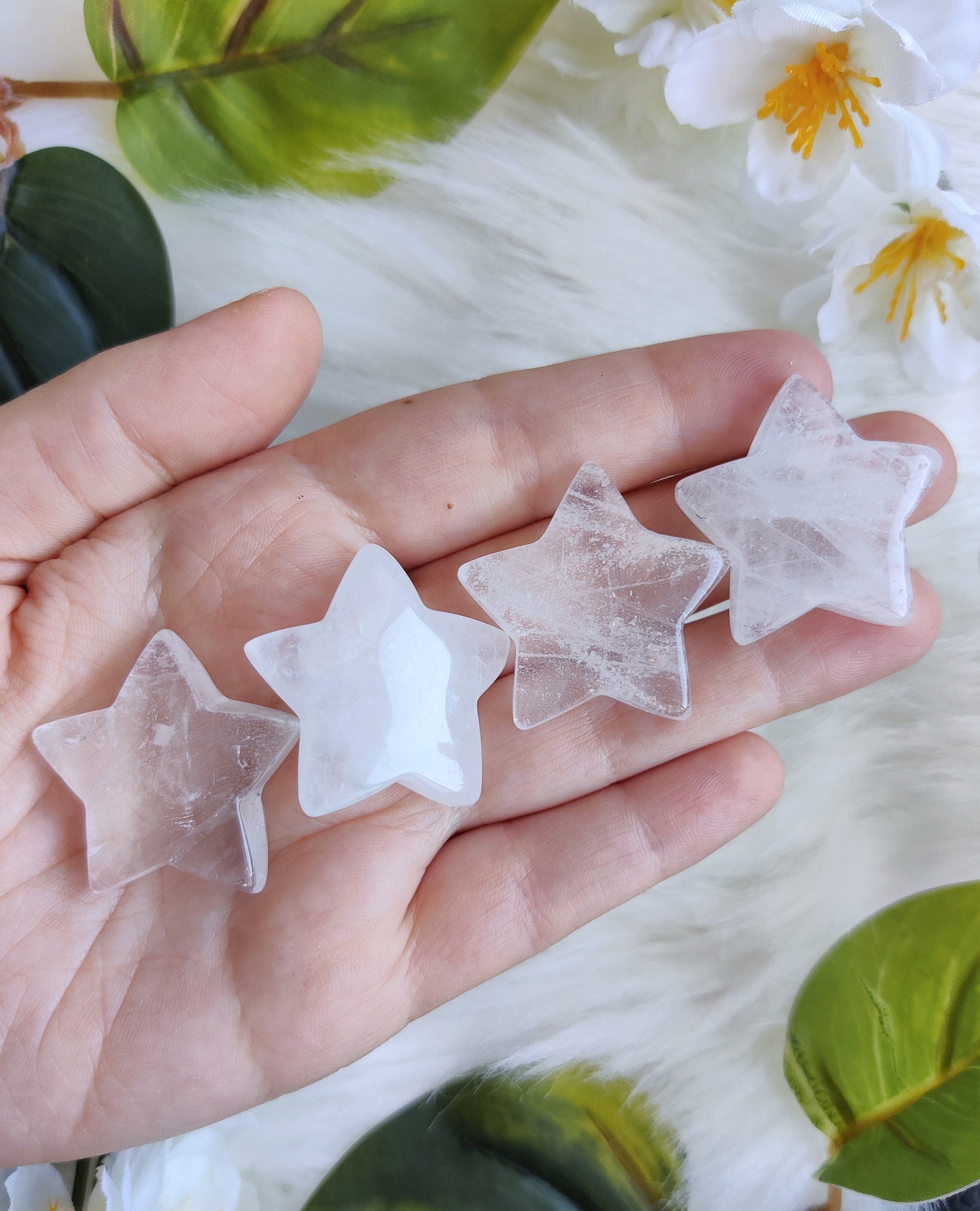 Clear Quartz Puffy Star