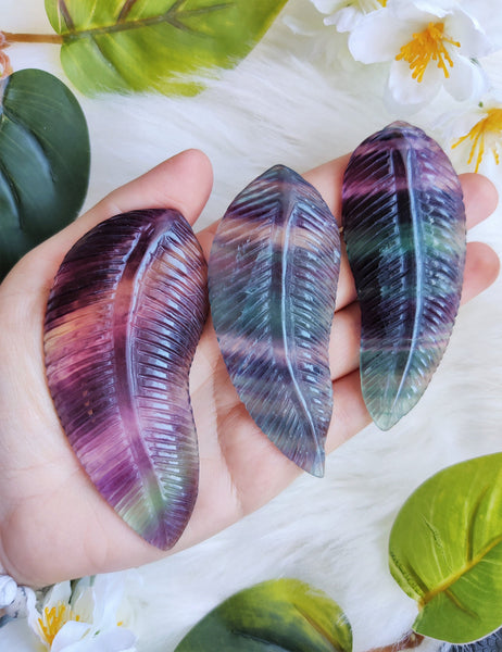 Rainbow Fluorite Feathers