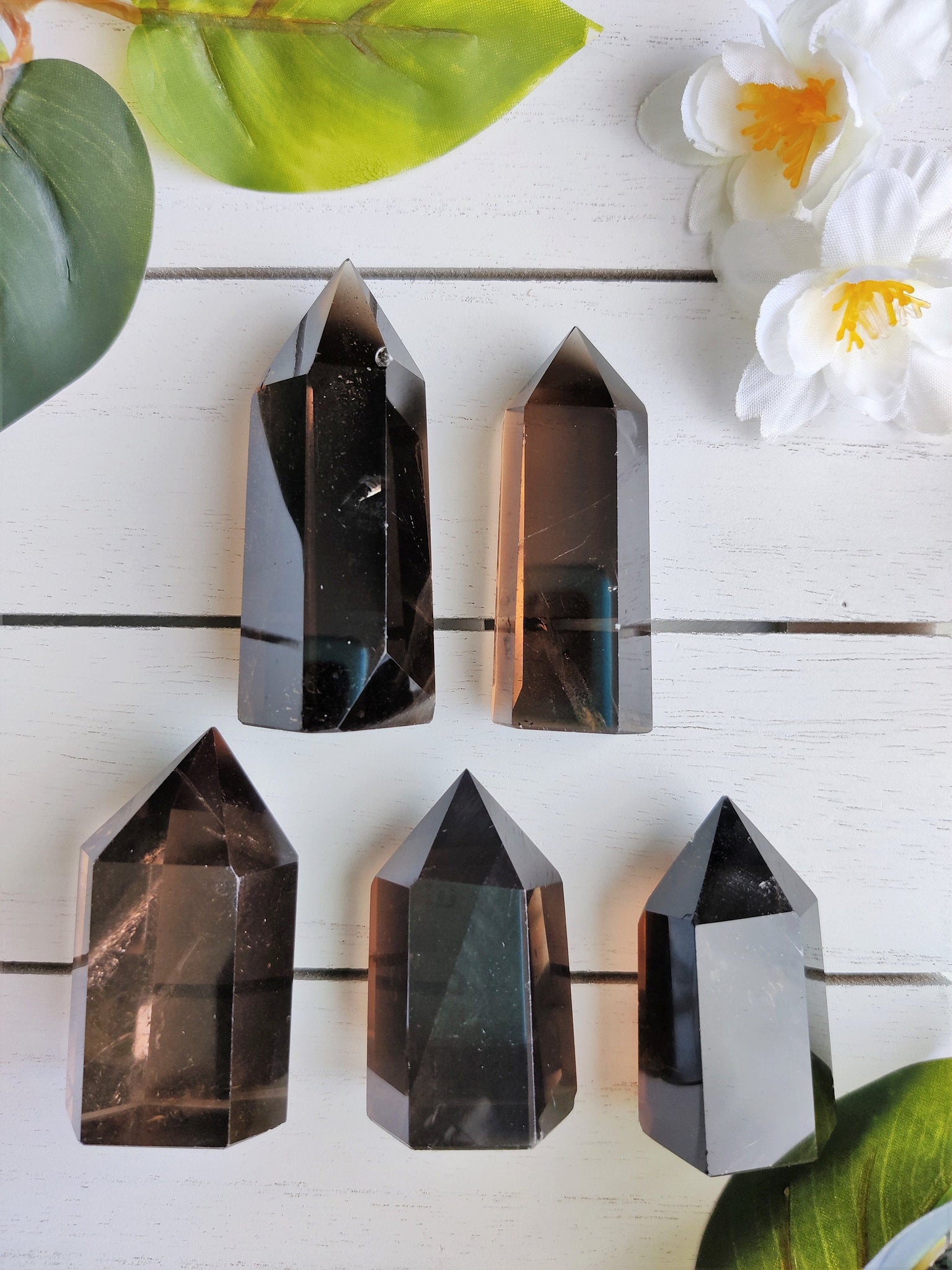 Smokey Quartz Towers