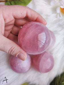 Rose Quartz Spheres