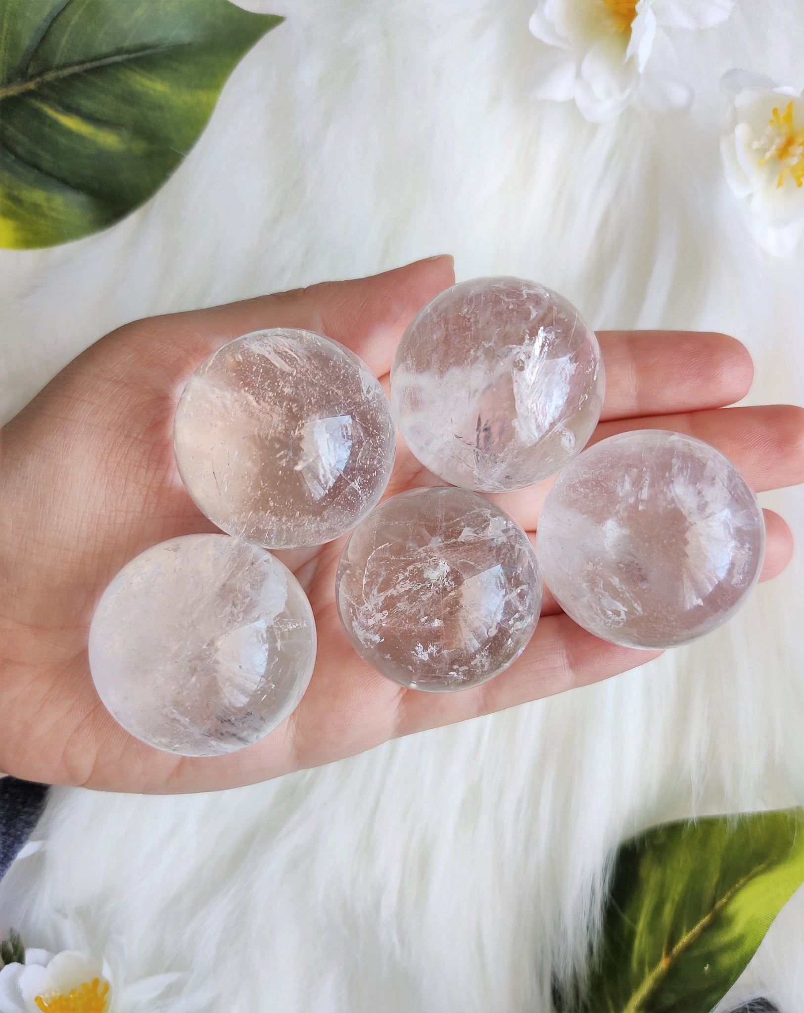 Clear Quartz Sphere (No Rainbow) 50-60g