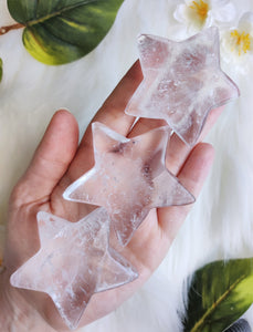 Large Clear Quartz Puffy Star