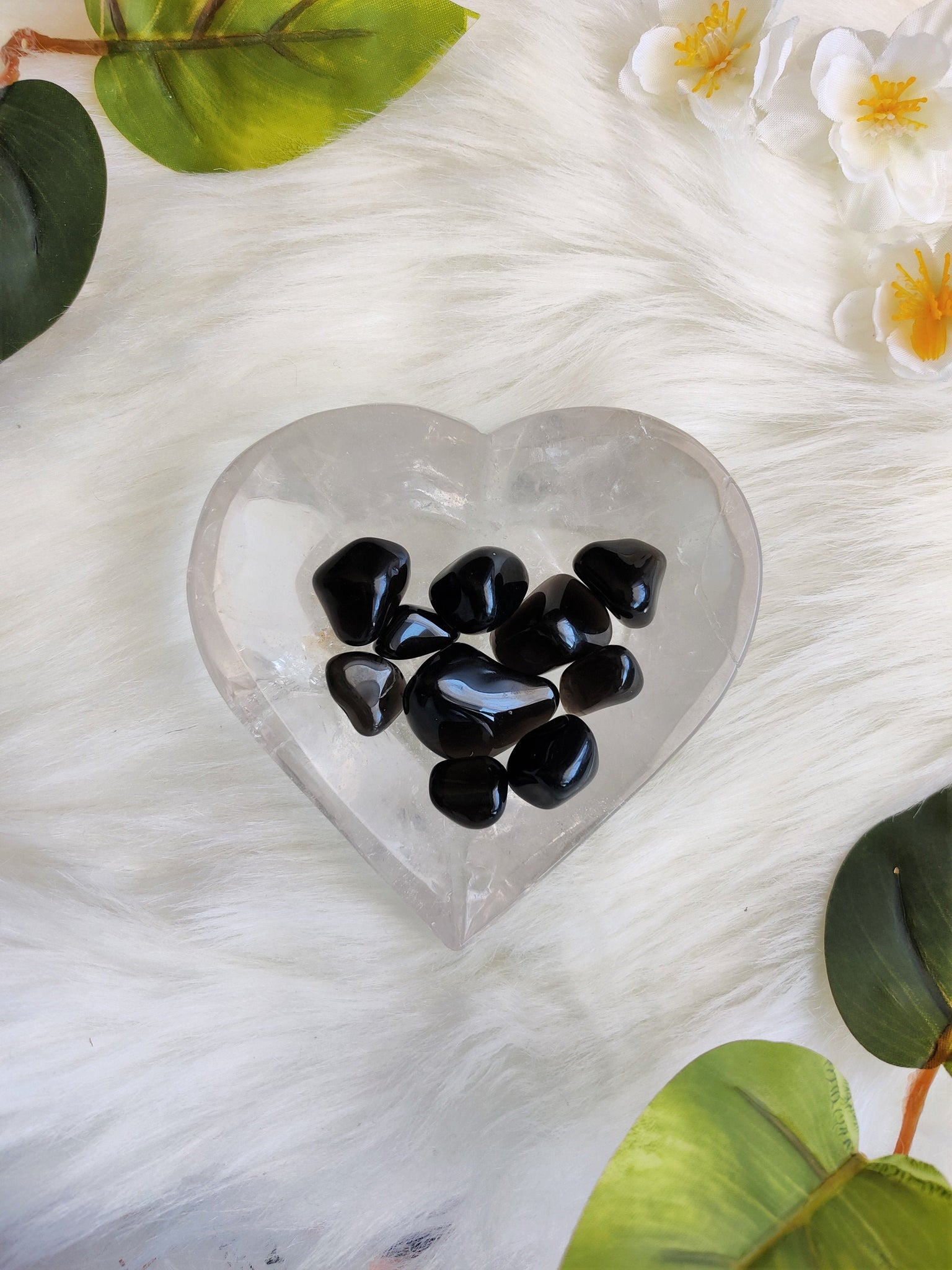 Clear Quartz Heart Bowl (C)