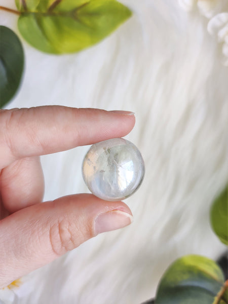 Small Aura Clear Quartz Sphere