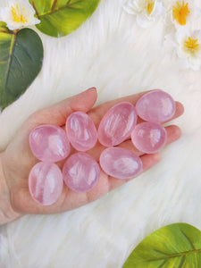 Beautiful Rose Quartz Tumbled Stones