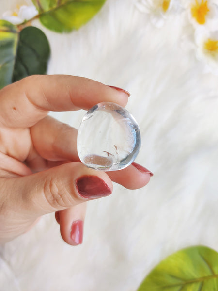 Beautiful Clear Quartz Tumbled Stones