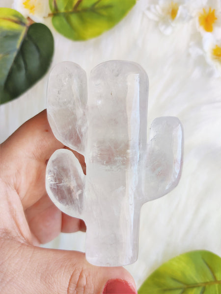 Clear Quartz Puffy Cactus