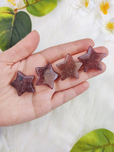 Strawberry Quartz Puffy Star