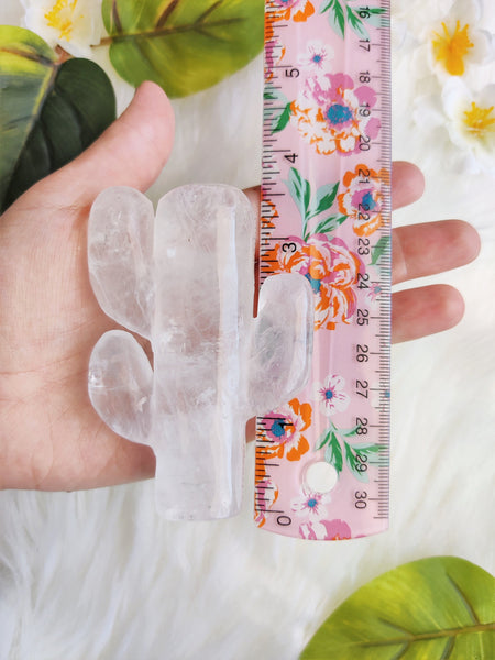 Clear Quartz Puffy Cactus