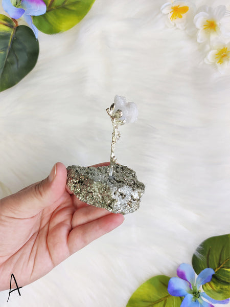 Pyrite Flower Cluster